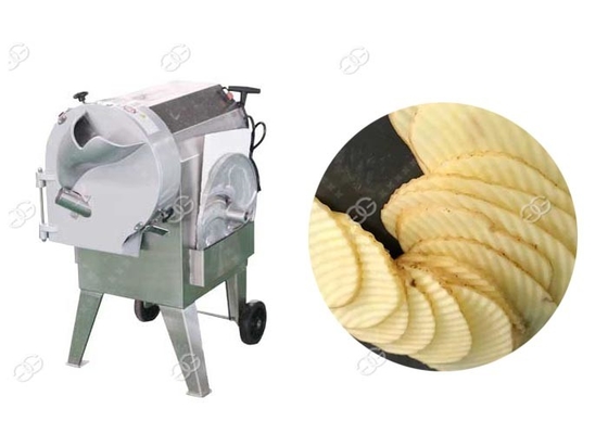 중국 물결 모양 오이와 감자 저미는 기계 기계 주름 칩 쉬운 변화 잎 허난 성 GELGOOG 협력 업체