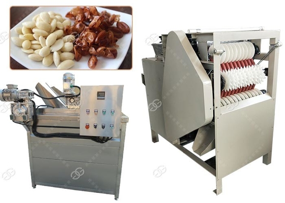 중국 젖은 유형을 희게 하고 거피하는 자동 알몬드 굽기 기계 땅콩 150 Kg/h 협력 업체