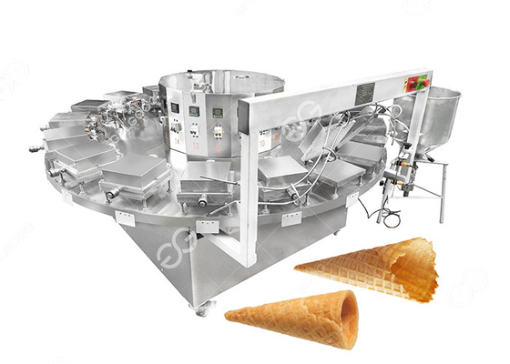 중국 스테인리스 12는 설탕 콘 기계/아이스크림 컵 굽기 기계를 주조합니다 협력 업체