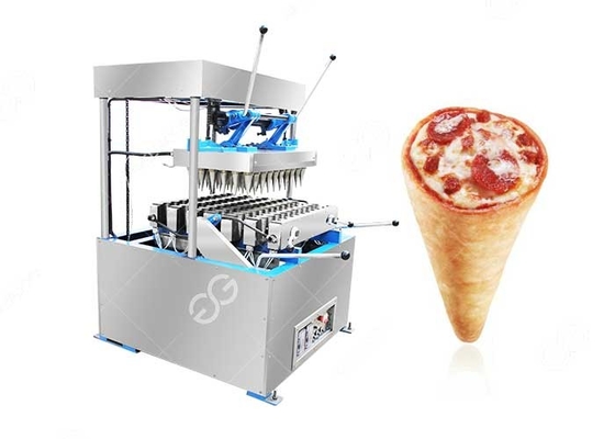 중국 기계, 콘 피자 장비 5mm 간격 1200PCS/H를 만드는 전기 피자 콘 협력 업체