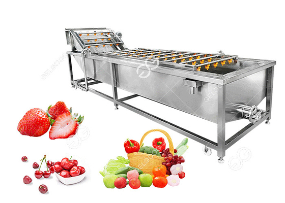 중국 거품 유형 오존 식물성 세탁기 딸기 버찌 과일 세척 장비 협력 업체