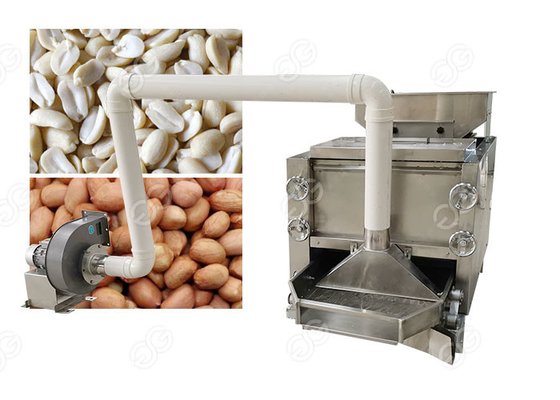 중국 땅콩 Peeler 견과 절단기 기계 절반 땅콩 분리기 산출 300-500 Kg/h 협력 업체