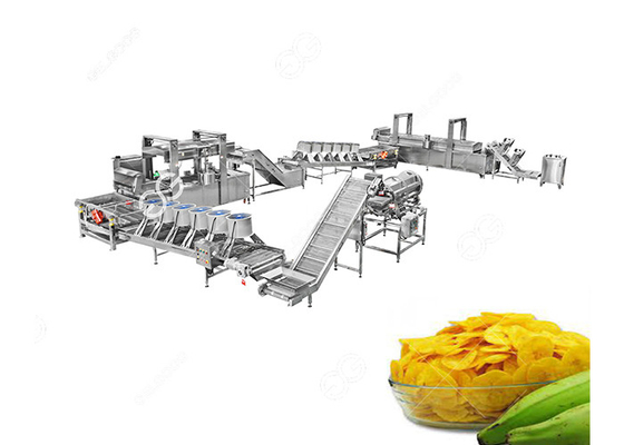 중국 기계 바나나 칩 제품 라인을 처리하는 500 kg/H 뜨거운 판매 자동 질경이 칩 협력 업체
