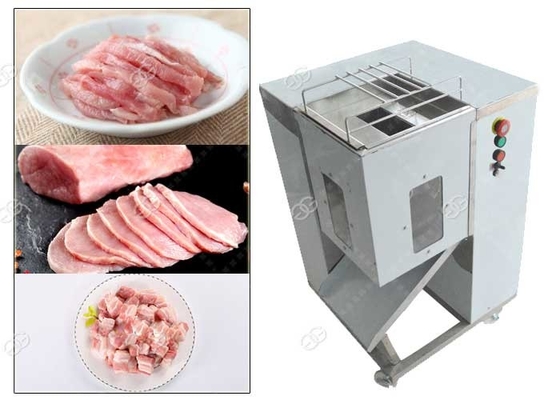 중국 고기 실크 가공을 위한 요리된 고기 입방체 절단기 설명서, 스테인리스 협력 업체