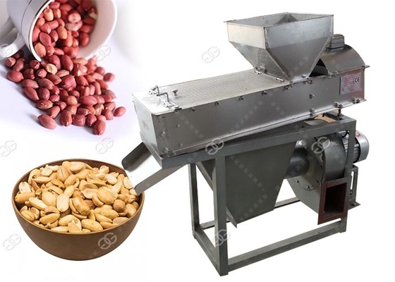 중국 건조한 Nuts 굽기 기계 땅콩 피부 껍질을 벗김 땅콩 Peeler 작은 200 Kg/h 협력 업체