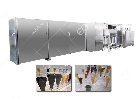 중국 가득 차있는 자동적인 아이스크림 콘 생산 라인/와플 콘 기계 가격 협력 업체
