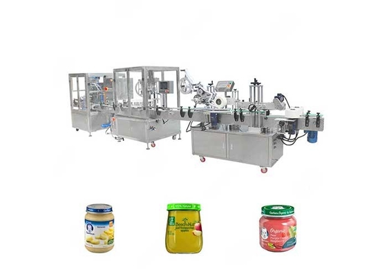 중국 기계 본체 버터 충전기를 충전하는 16-20 병 / 민 땅콩 버터 협력 업체