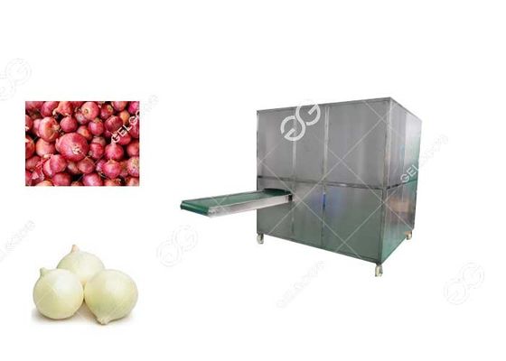 전기 양파 껍질을 벗김 및 절단기 급속한 가공 껍질을 벗김은 70-80 PC/분을 평가합니다 협력 업체